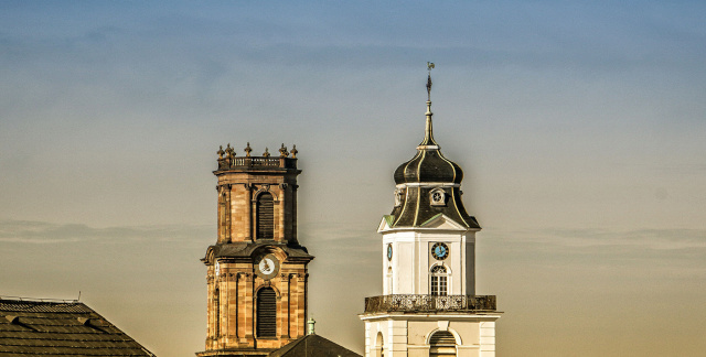 Friedenskirche und Ludwigskirche (Foto: Marisa Winter/Landeshauptstadt)