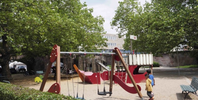 Toddler area of the playground at the Staatstheater