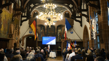 Blick in den Rathausfestsaal im Rathaus St. Johann Image