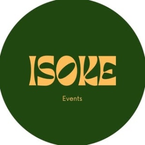 Grüner Kreis mit gelbem Schriftzug in weißem Quadrat